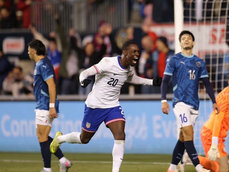 U.S downed World Cup-bound Paraguay 2-1 in friendly
