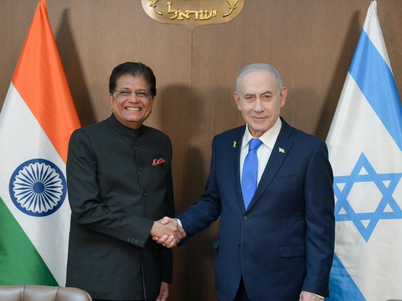 Piyush Goyal conveys PM Modi’s wishes to Netanyahu, highlights progress in trade dialogue