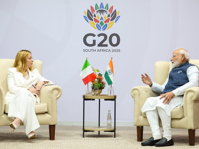 Italian PM Meloni expresses solidarity with India over Red Fort blast