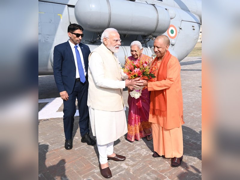 प्रधानमंत्री मोदी श्री राम जन्मभूमि मंदिर में ‘ध्वजारोहण’ समारोह में हिस्सा लेने के लिए अयोध्या पहुंचे