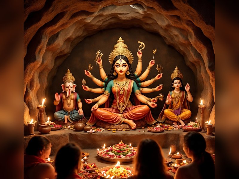 दिल्ली में स्थित मां दुर्गा का चमत्कारी मंदिर, किस्मत वालों को ही होते हैं दर्शन