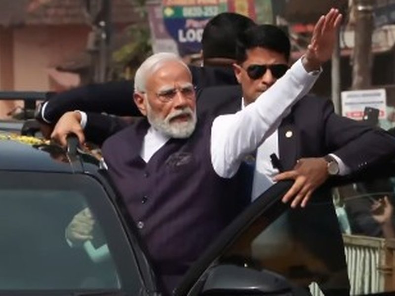 कर्नाटक के उडुपी में पीएम मोदी का मेगा रोड शो, प्रधानमंत्री बनने के बाद पहला दौरा 