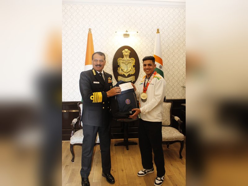 विश्व मुक्केबाजी कप फाइनल्स में स्वर्ण पदक जीतने वाले हितेश गुलिया हुए सम्मानित