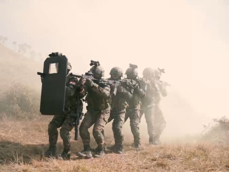 भारत-नेपाल की सेनाओं का आतंकवाद-रोधी व जंगल युद्धकला अभ्यास