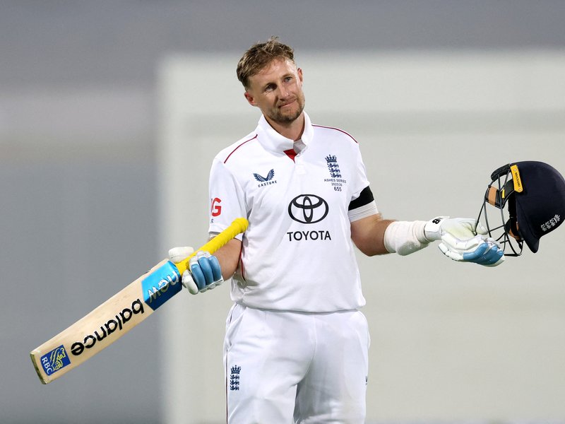 Joe Root ends century-drought in Australia as England reach 325/9 despite Mitchell Starc's 6-71 haul on the opening day of the second Test at the Gabba in Brisbane. Photo credit: EnglandCricket/X