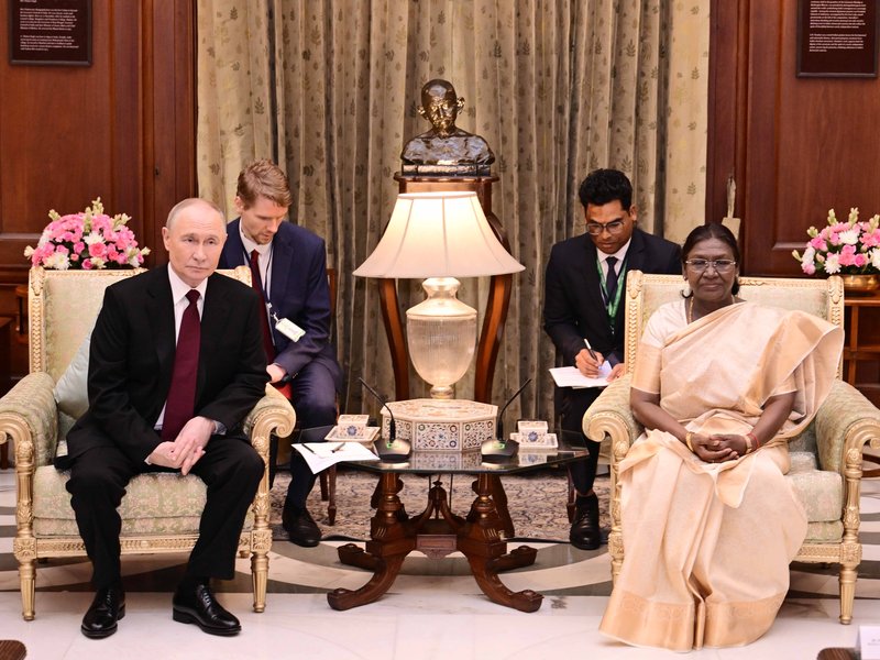 India-Russia friendship will grow even stronger in the years ahead, says Prez Murmu as she hosts Putin