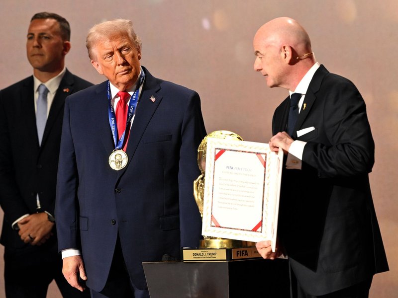 President Trump awarded FIFA Peace Prize at World Cup Draw (Photo: @PoliticoForYou/X)