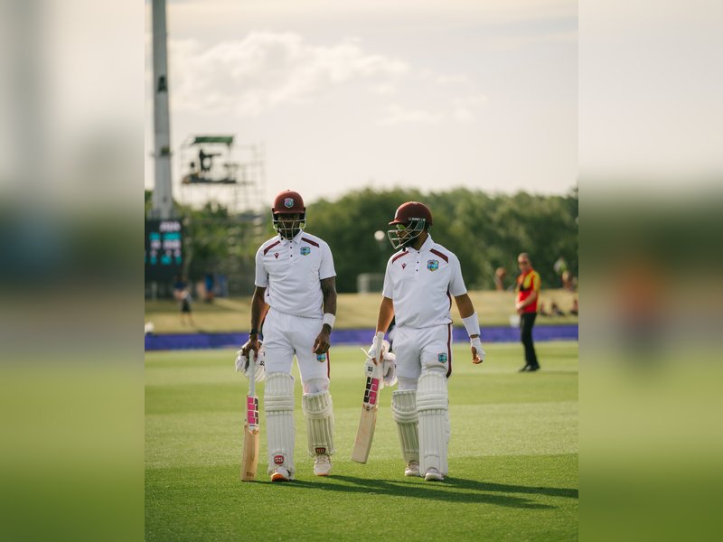Justin Greaves' unbeaten 202 lead West Indies to epic draw in Christchurch (Credit: Windies Cricket/X)