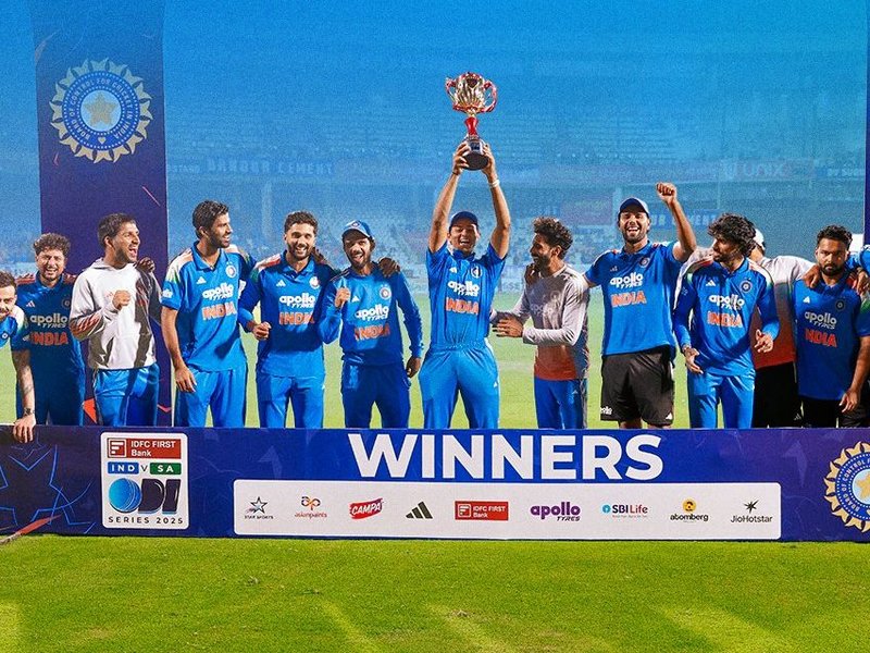 Team looked at me more proudly after winning the toss, says K.L. Rahul after India beat SA to win series 2-1. Photo credit: BCCI/X