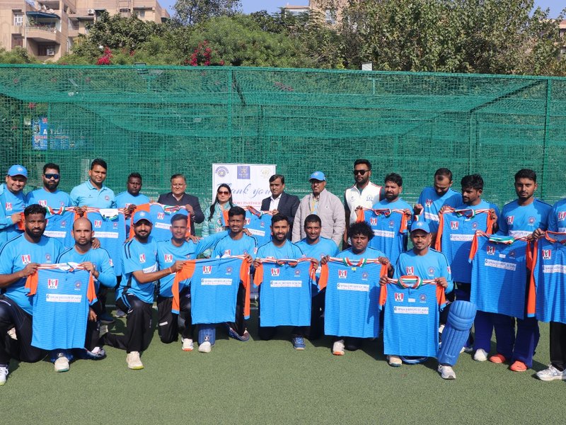 Indian Deaf Cricket Association unveil India’s jersey for T20 series against Dubai