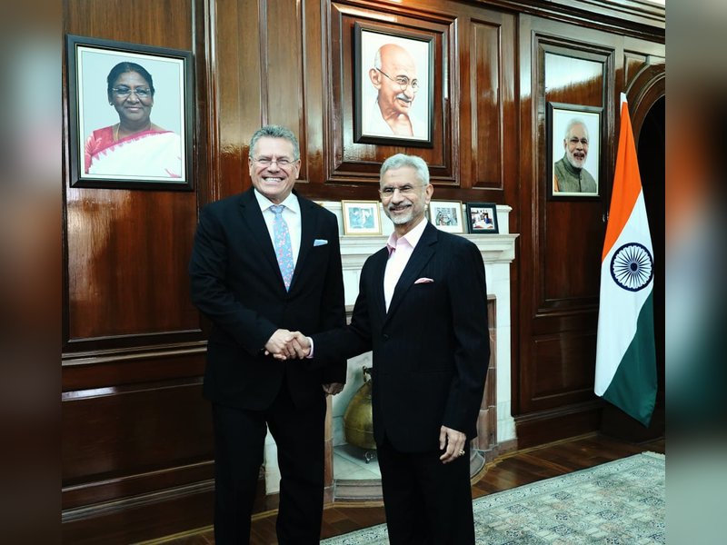 EAM Jaishankar holds talks with EU’s Maros Sefcovic, hopes for productive engagements in India