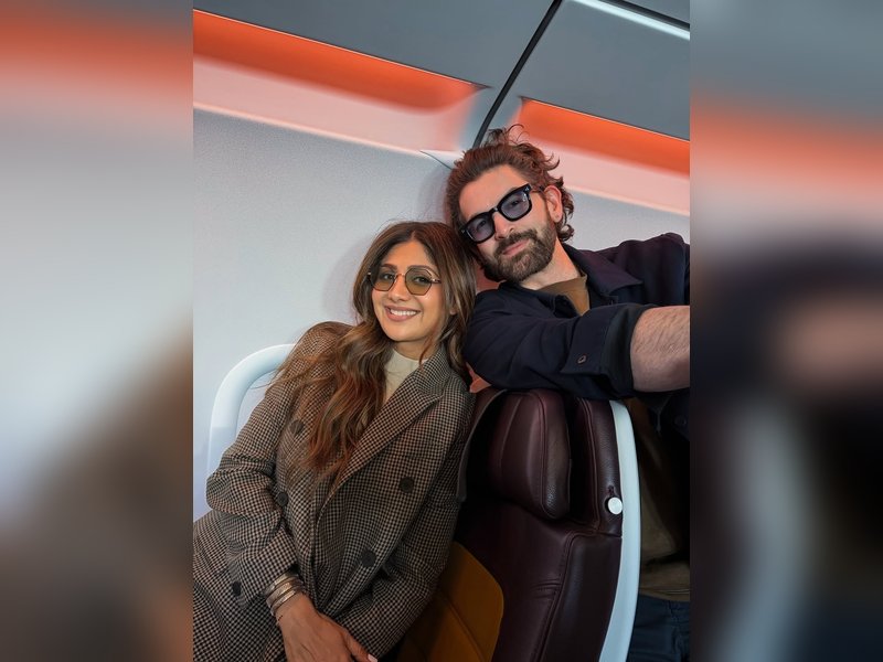 ‘Nervous flyer’ Neil Nitin Mukesh bumps into friend Shilpa Shetty on flight