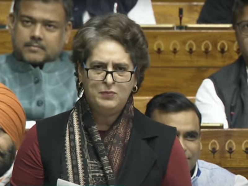 वंदे मातरम के लोकसभा में चर्चा: प्रियंका गांधी बोलीं- बंगाल चुनाव के लिए बहस, आजादी के 75 साल बाद अब याद आया?