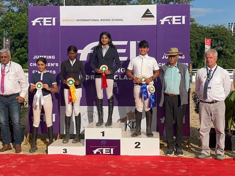 Equestrian: Team India clinches gold in FEI Children’s Classic Silver (Credit: ARC)