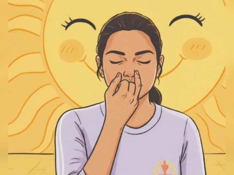 Suryabhedan pranayam 