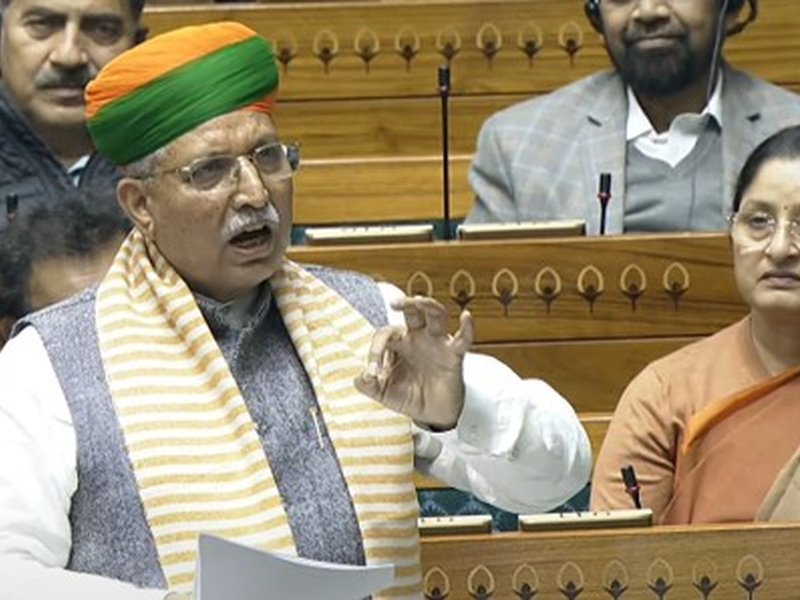 Electoral failure driving Opposition to blame ECI, doubt SIR: Meghwal (Photo: Sansad TV)