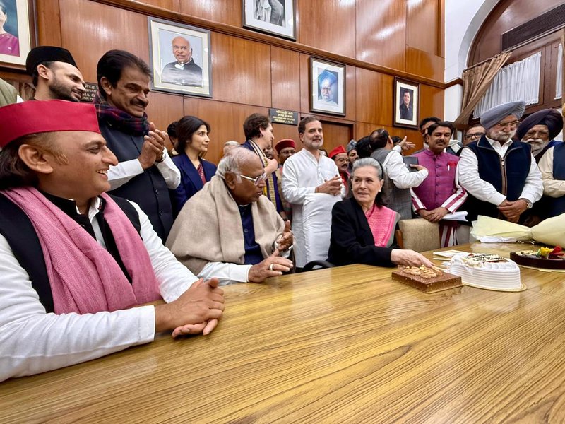 At Sonia Gandhi’s birthday, INDIA bloc leaders send out a subtle message of unity ahead of key assembly polls
