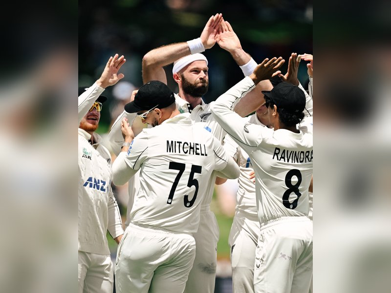 Tickner, Rae shine as NZ bowl out WI for 205 on Day 1 in Wellington Test 