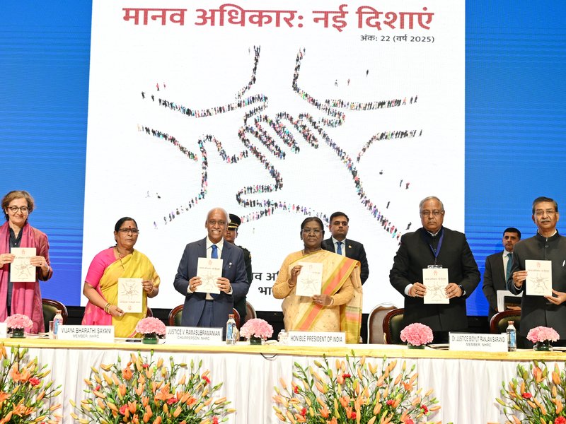 ‘No peace without justice’: President Murmu highlights constitutional roots of human rights during Human Rights Day celebration