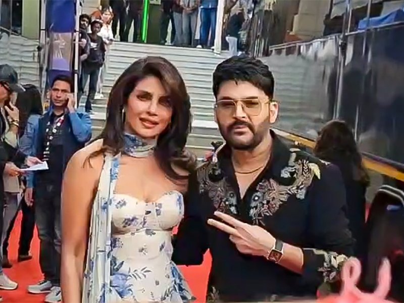 Priyanka Chopra exudes glamour as she joins Kapil Sharma on the sets of ‘The Great Indian Kapil Show S4’