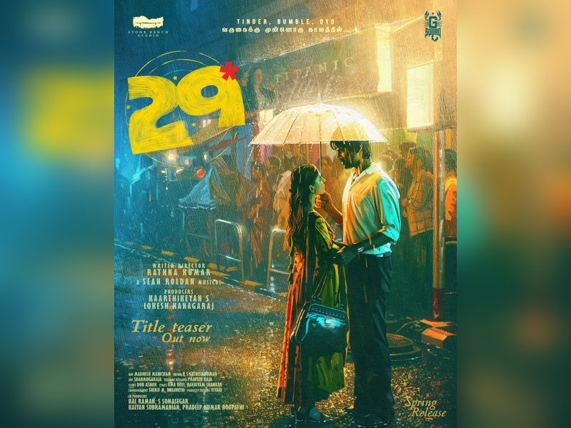 Rathna Kumar's rom-com entertainer featuring Vidhu, Preethi Asrani titled '29' (Photo Credit: G Squad/X)