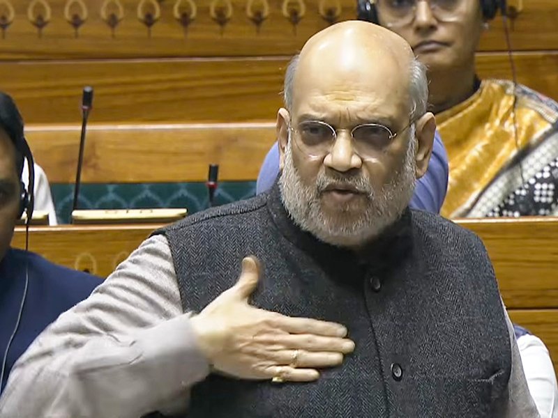 Election reforms debate: Lok Sabha erupts in chaos over HM Shah's remarks on petition against Sonia Gandhi 