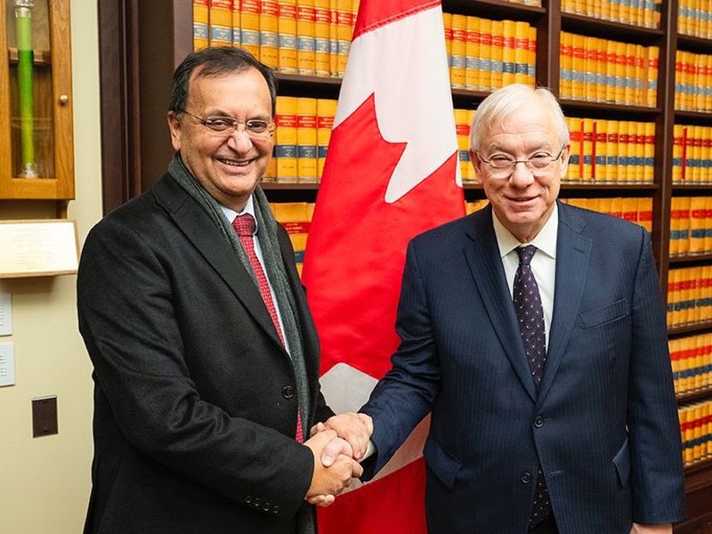 Indian envoy to Canada meets Speaker of House of Commons, discusses parliamentary cooperation