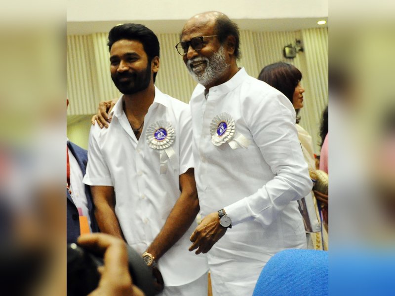 Dhanush says 'Happy birthday Thalaiva' as Rajinikanth turns 75