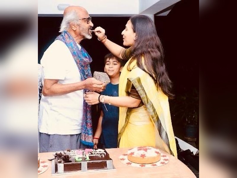 Aishwaryaa Rajinikanth wishes a Happy Birthday to her 'life & father'  Rajinikanth