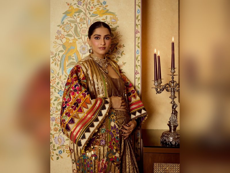 Mom-to-be Sonam Kapoor flaunts baby bump in chic wedding season look