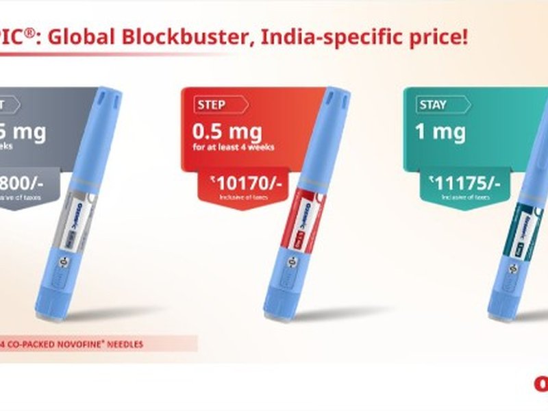 Weight-loss drug Ozempic launched in India, priced at Rs 8,800 a month