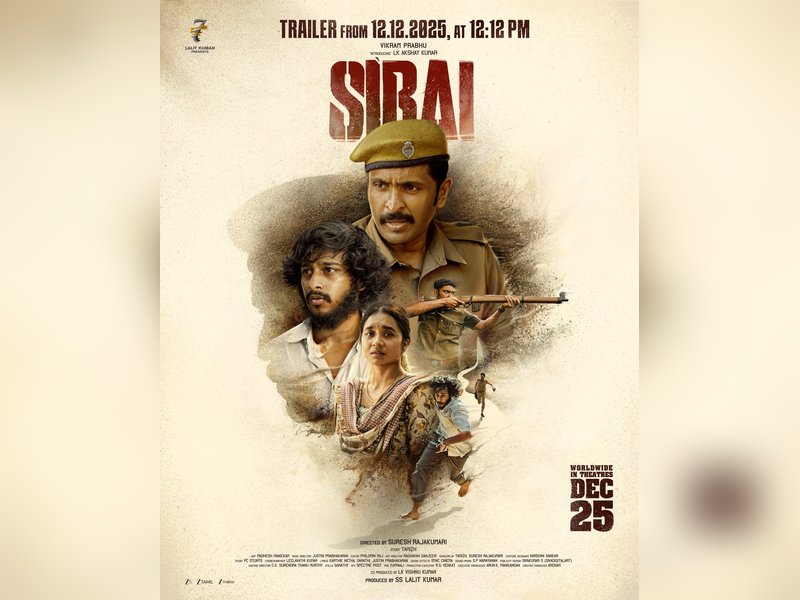 Dhanush launches gripping trailer of Vikram Prabhu, L K Akshay Kumar-starrer 'Sirai' (Photo Credit: L K Akshay Kumar/X)