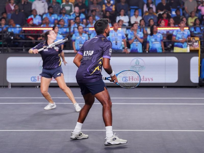 GS Delhi Aces seal semis berth with biggest win of season; Rajasthan Rangers stay in hunt with a win on Day 5 of the Tennis Premier League (TPL) Season 7 at the Gujarat University Tennis Stadium in Ahmedabad on Saturday. Photo credit: TPL