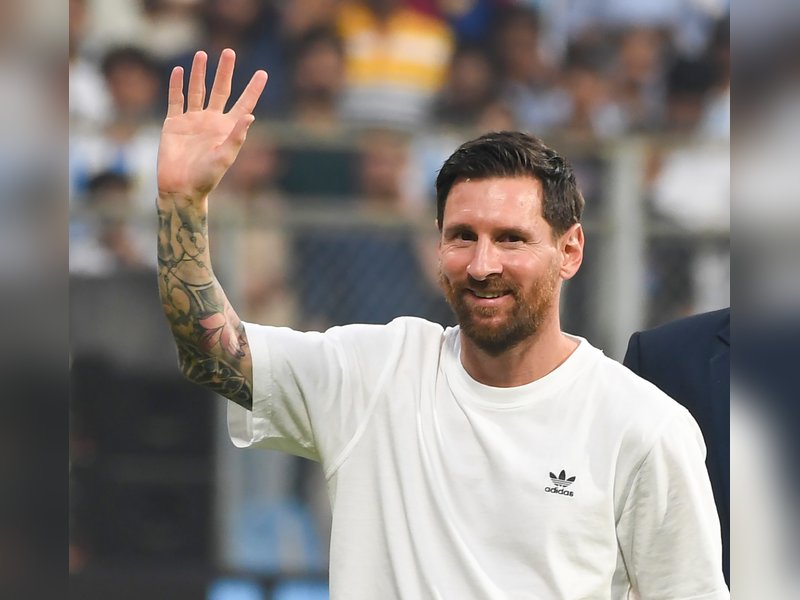 Messi lands in Delhi for final stop of his G.O.A.T Tour 