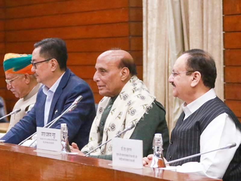 BJP schedules important meeting with Manipur MLAs in New Delhi today