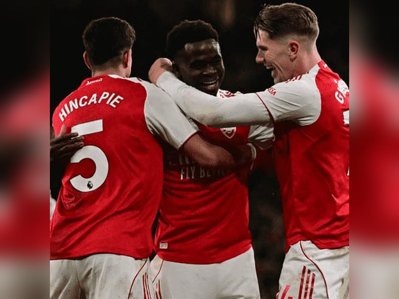 Arsenal edge Wolves to go five points clear in Premier League 