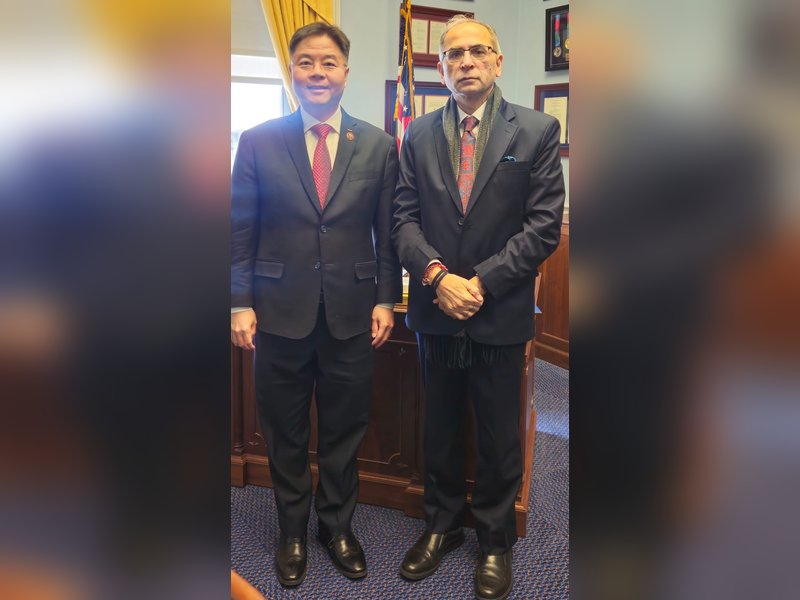 Indian envoy, US Congressman discuss shared priorities on defence and security cooperation, AI