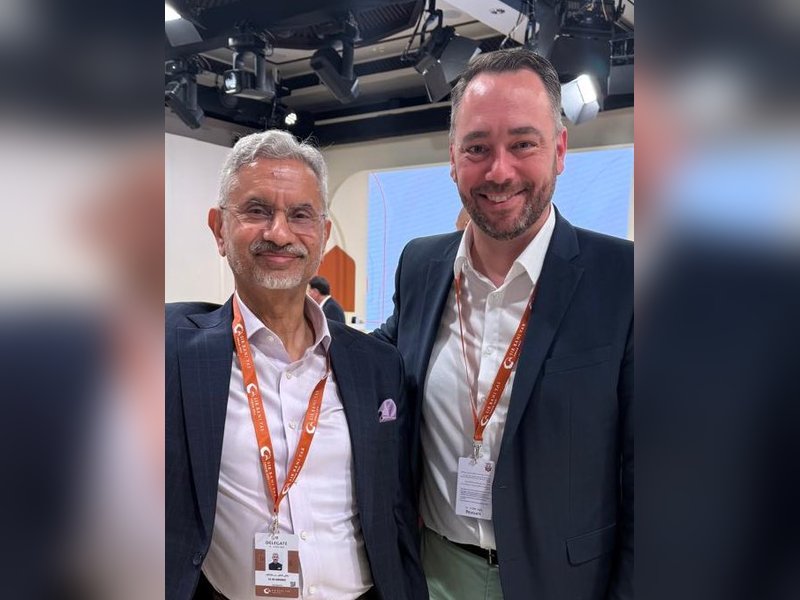 EAM Jaishankar meets Belgium Deputy PM Prevot on sidelines of Sir Bani Yas Forum 