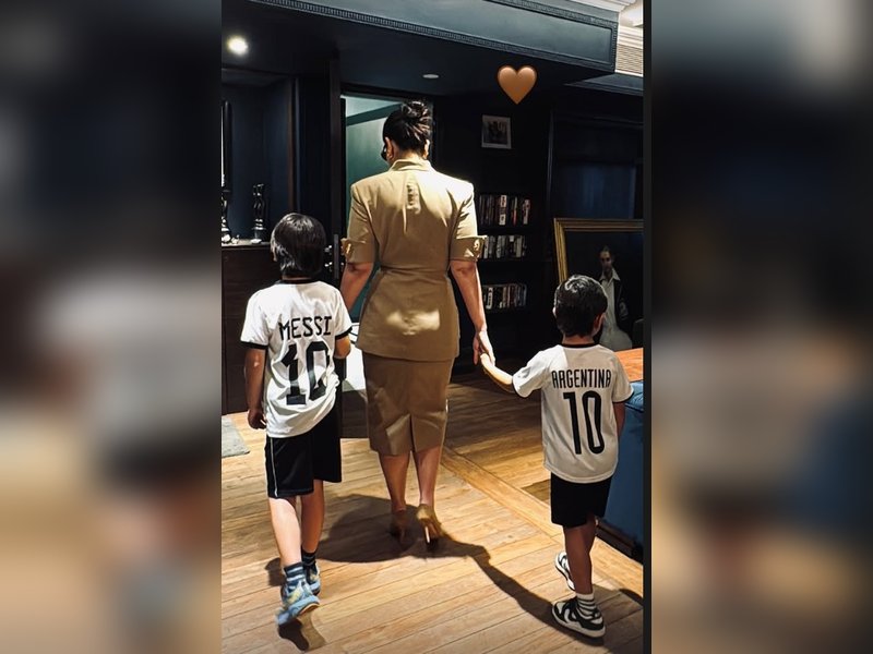 Kareena Kapoor Khan is ready to meet Lionel Messi with her boys Taimur and Jeh
