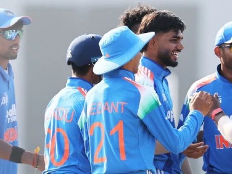 U19 Asia Cup: George, Deepesh, and Chouhan star in India’s 90-run win over Pakistan (Credit: X/ACC)