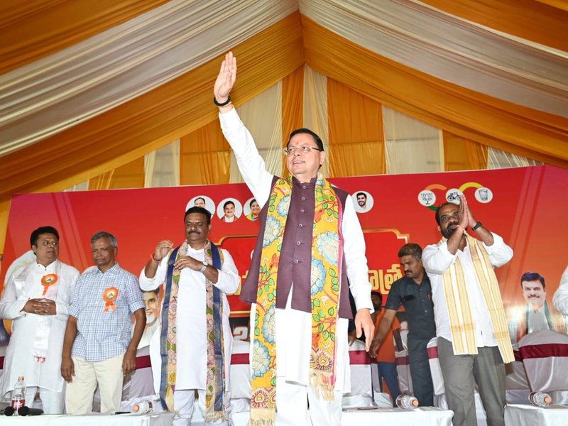 U'khand CM Dhami unveils Vajpayee's statue in Andhra Pradesh, highlights 'Atal-Modi governance legacy'