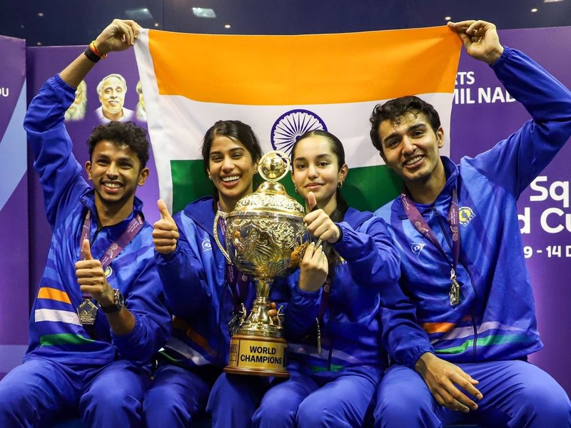 It'll boost popularity of squash among youth: PM Modi congratulates Indian team on historic WC win