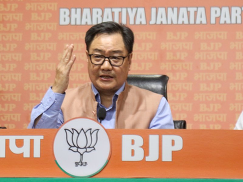 Cong should apologise openly in Parliament, says Kiren Rijiju on objectionable slogans against PM Modi
