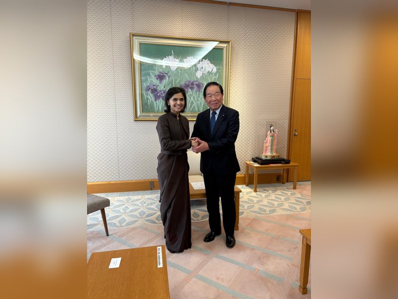 Indian envoy, Japan's House of Representatives Speaker discuss bilateral ties 