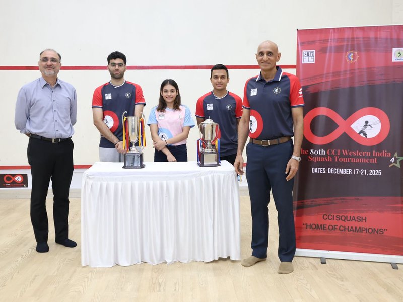 The 80th Western India Squash Tournament to commence on Wednesday at the Cricket Club of India (CCI) in Mumbai. Photo credit: CCI