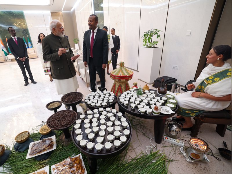 PM Modi lauds 'vibrant welcome' in Addis Ababa, thanks Ethiopian counterpart for special gesture