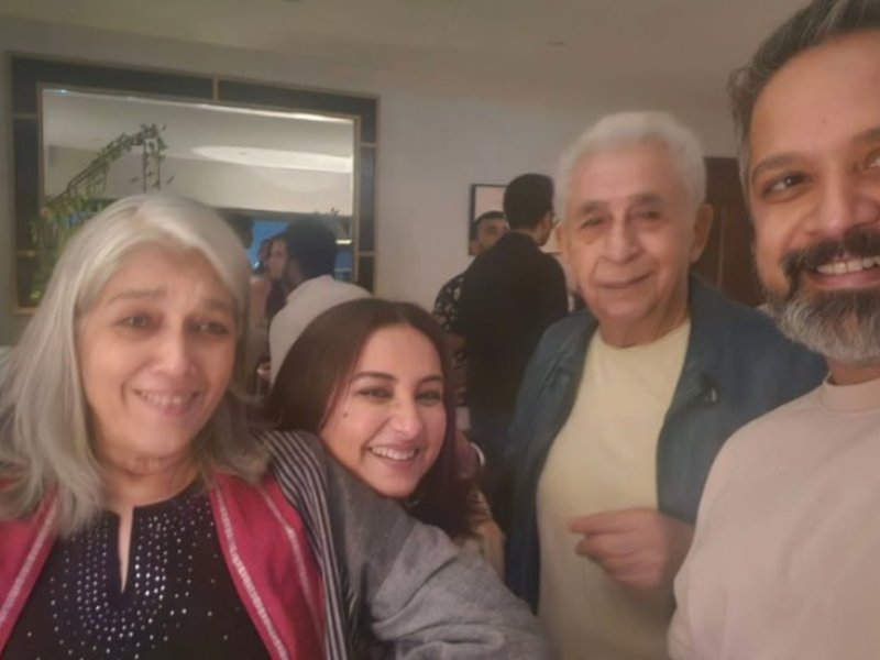Divya Dutta shares memories from a beautiful evening with Naseeruddin Shah and Ratna Pathak
