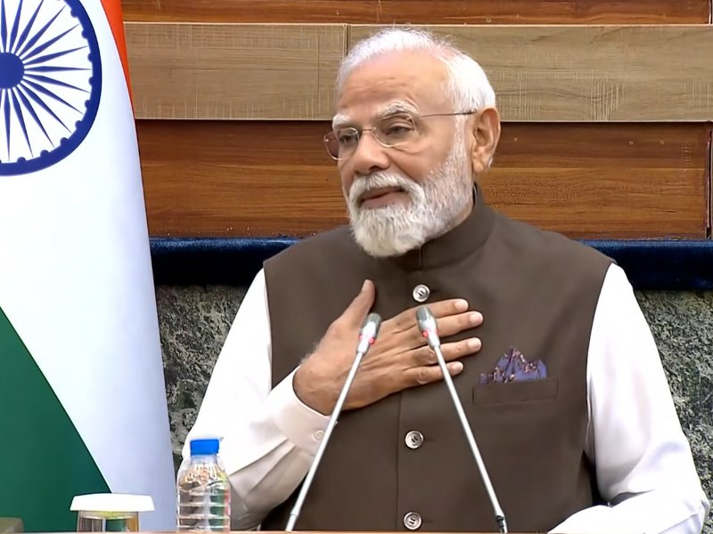 Both Vande Mataram, Ethiopian national anthem refer to our land as Mother: PM Modi 