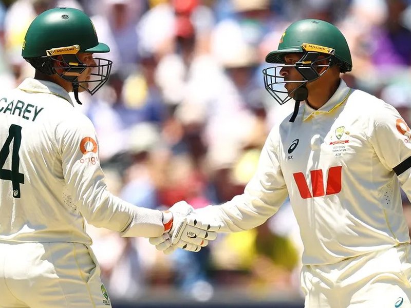 Ashes: Carey, Khawaja lift Australia to 326-8  at stumps on Day 1 of Adelaide Test