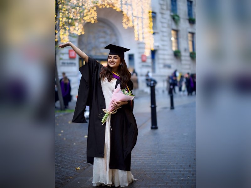 Actress who played Mohanlal's younger daughter in 'Drishyam' graduates from London School of Economics (Photo Credit: Esther Anil/Instagram)
